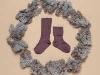 Chaussettes Antidérapantes Bambou -Misty Plum - photo 13