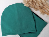 Set bonnet + col doublé hiver - Bottle green UL&KA - photo 7