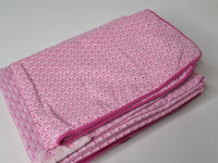 Housse de couette + taie rose à motifs - photo 7