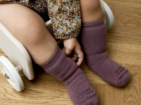 Chaussettes Antidérapantes Coton - Misty Plum - photo 10