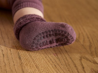 Chaussettes Antidérapantes Coton - Misty Plum - photo 11