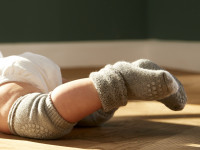 Chaussettes Antidérapantes Coton - Grey Mélange - photo 10