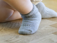 Chaussettes Antidérapantes Coton - Grey Mélange - photo 11