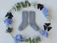 Chaussettes Antidérapantes Coton - Grey Mélange - photo 9