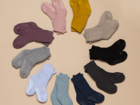 Chaussettes Antidérapantes Coton - Sand - photo 13