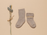 Chaussettes Antidérapantes Coton - Sand - photo 10