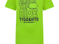 T-shirt vert - Enjoy the ride - Boutique Toup'tibou - photo 9