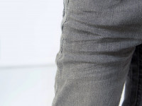 Jeans gris - light grey denim - Boutique Toup'tibou - photo 16