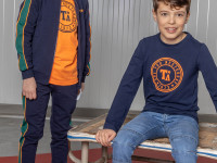 T-shirt manches longues marine -Logo - photo 11