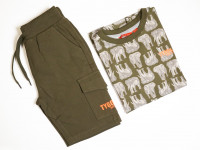 T-shirt kaki éléphant - Boutique Toup'tibou - photo 13