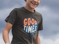 T-shirt kaki Good Times - photo 9