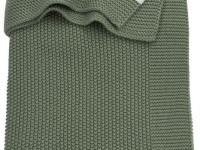 Grande couverture coton bio 100*150cm - Vert forêt - 2753232 - photo 9
