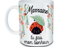 Mug - Marraine tu fais mon bonheur - Boutique Toup'tibou - photo 7