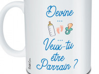 Mug - Devine...Veux tu être parrain ? - Boutique Toup'tibou - photo 7