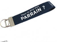 Porte clé bleu - Veux tu être mon parrain ? - photo 7