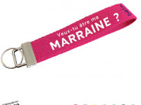 Porte clé framboise - Veux tu être ma marraine ? - photo 7