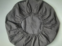 Housse anthracite pour transformer coussin allaitement en pouf - photo 9
