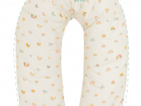 Coussin d allaitement 190cm intérieur mousse - Rainbows beige - 419-19 - photo 9