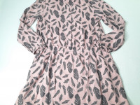 Robe saumon à motif noir - Boutique Toup'tibou - photo 8