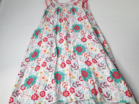 Robe blanc à motif multicolore - Boutique Toup'tibou - photo 7