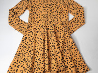 Robe ocre leopard noir - Boutique Toup'tibou - photo 7