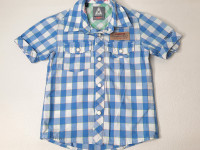 Chemise bleu à carreaux - Boutique Toup'tibou - photo 7