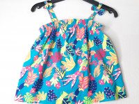 Top turquoise à motif - Boutique Toup'tibou - photo 7