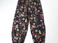 Pantalon fluide noir fleuri - Boutique Toup'tibou - photo 7