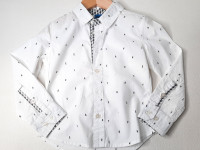 Chemise blanc à motif - Boutique Toup'tibou - photo 7