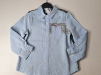Chemise bleu ciel - Boutique Toup'tibou - photo 7