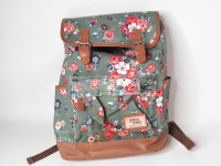Sac à dos vert fleuri - photo 8