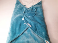 Couverture enveloppante petrol - photo 7