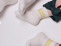 Chaussettes sport anti dérapantes - Yellow - photo 10