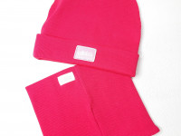 Set bonnet + col - Magenta Line - photo 8