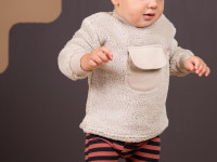 Pantalon ligné rouille - photo 10