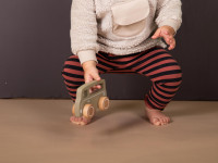 Pantalon ligné rouille - photo 11