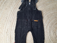 Salopette jeans anthracite - Boutique Toup'tibou - photo 10