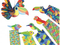 Pliages éventails - Oiseaux exotiques - Boutique Toup'tibou - photo 9