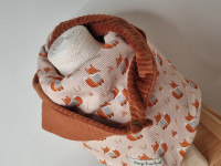 Grand foulard - fait main - - Boutique Toup'tibou - photo 7