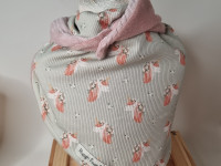 Grand foulard - fait main - - Boutique Toup'tibou - photo 7