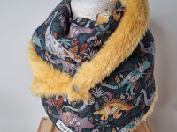 Grand foulard - fait main - - Boutique Toup'tibou - photo 7