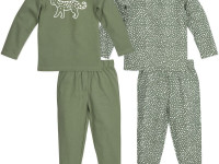 Lot de 2 pyjamas vert forêt - Boutique Toup'tibou - photo 7
