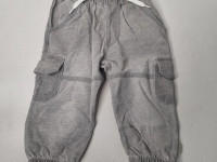 Pantalon cargo grey denim - photo 7