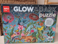Puzzle 204 pièces brillant dans l obscurité - Les fleurs +6A - photo 7