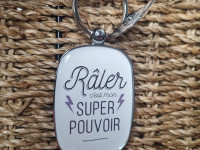 Porte-clés OPAT Râler c est mon super pouvoir - photo 7