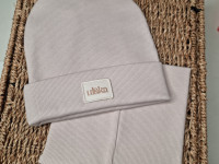 Set bonnet + col Ul&Ka - Sand Line - photo 7