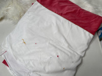 H. de couette + taie ton framboise et blanc Noukie's 100*135cm - photo 7