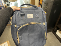 Sac à dos à langer bleu jeans - photo 7