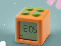 Reveil format block - Orange - photo 9