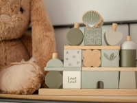 Blocs en bois empilables Label label Stacking blocks house - Olive Green - photo 7